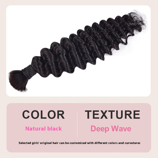 Extensiones de Cabello Ondas Profundas a Granel para Mujeres