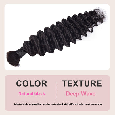Extensiones de Cabello Ondas Profundas a Granel para Mujeres