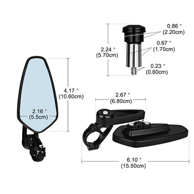 Espejo Retrovisor Modificado para Motocicleta - Espejo de Mano - Image 10