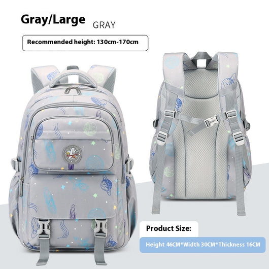 Mochila Escolar Cielo Estrellado - Diseño Moderno para Primaria y Secundaria - Image 9
