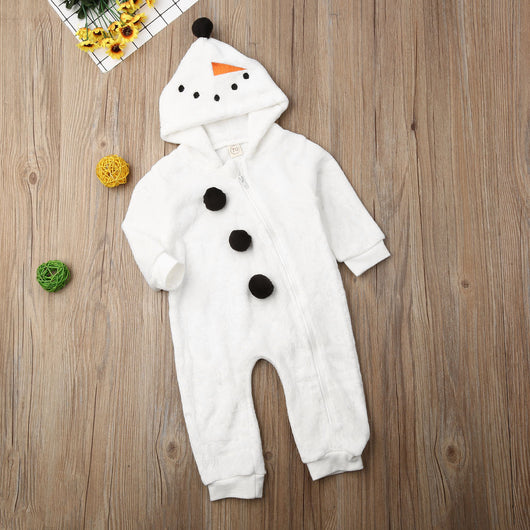 Pijama Enterizo Muñeco de Nieve con Capucha - Image 11