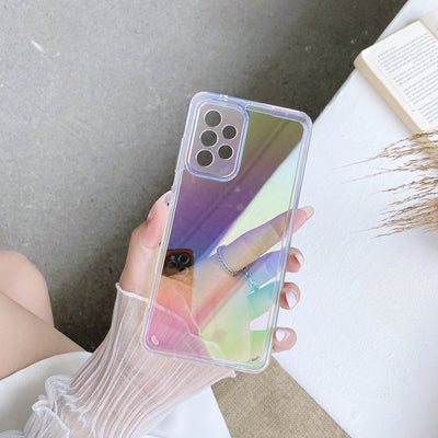 Funda Protectora Bicolor con Bordes Suaves y Efecto Espejo - Image 13