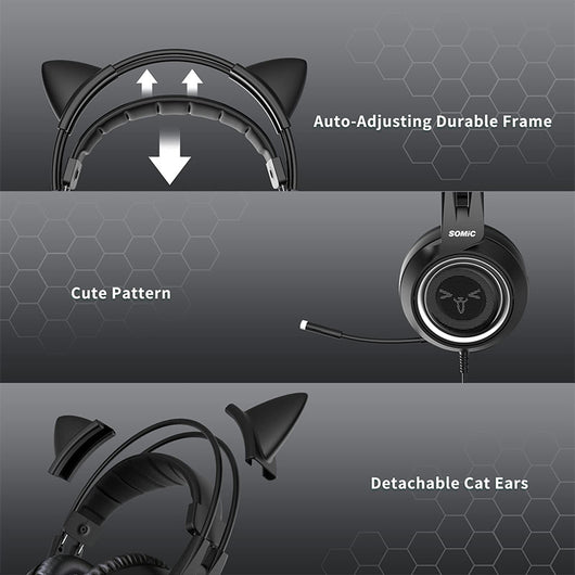 Auriculares Gaming con Micrófono Ajustable para PC - Image 12