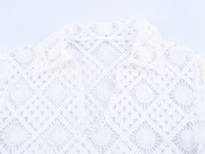 Blusa Elegante con Cuello en V y Bordados para Mujer - Image 14