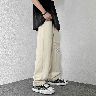 Pantalones Harajuku Sueltos de Pierna Ancha Estilo Calle Coreano - Image 2