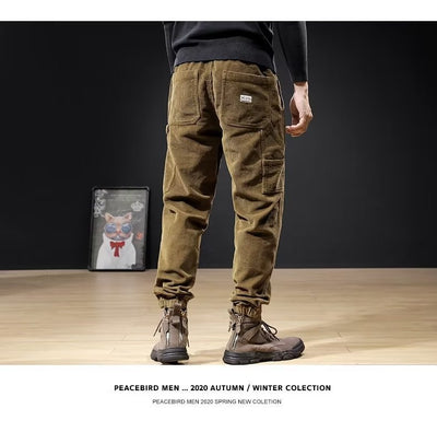 Pantalones de Pana Holgados Talla Grande para Hombre - Image 14