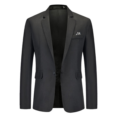 Saco de Negocio Hombre Corte Relajado Solapa Simple - Image 19