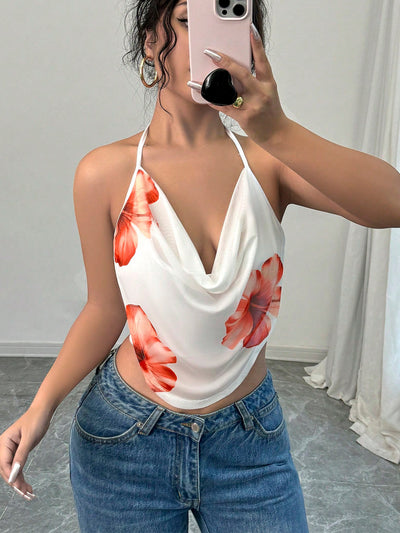 Blusa Halter Estilo Vacacional Hot Girl - Image 9