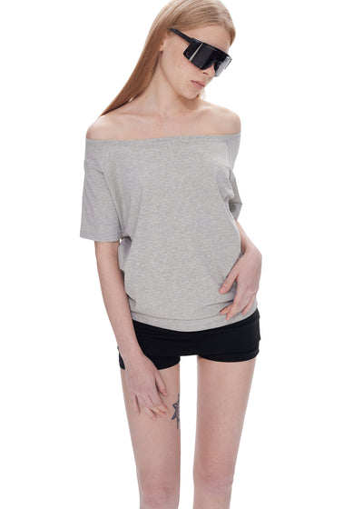 Blusa Casual Hombros Descubiertos con Mangas Cortas - Image 17