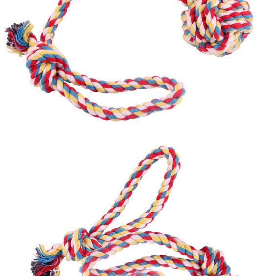 Juguete de Cuerda Trenzada para Tirar y Morder - Pelota de Algodón - Image 12