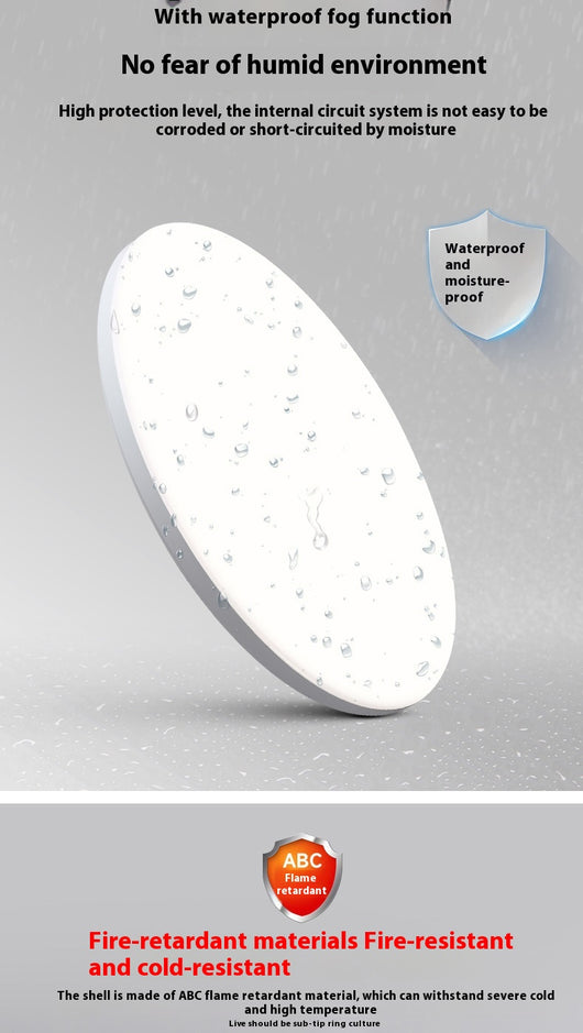 Lámpara de Techo LED Redonda Resistente para Balcón y Espacios Exteriores - Image 12