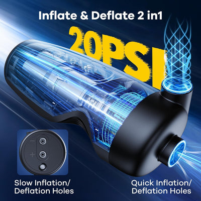 Inflador Portátil Inalámbrico para Exteriores - Image 5