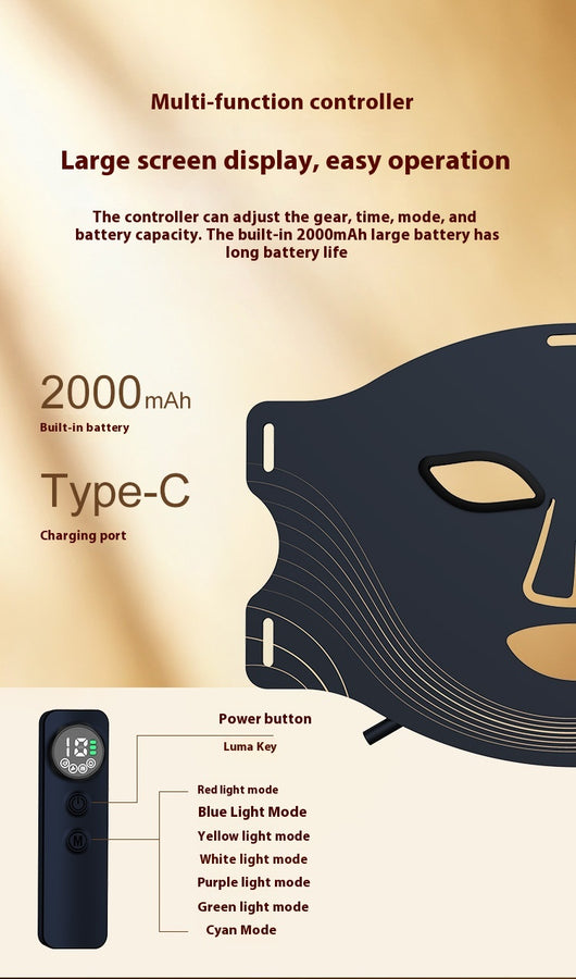 Mascarilla LED Fotónica Infrarroja Portátil Respirable - Image 14