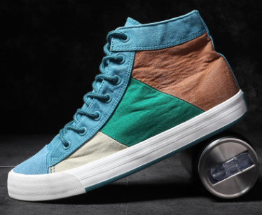 Zapatillas Altas Colorblock para Hombre - Estilo Urbano Moderno - Image 12
