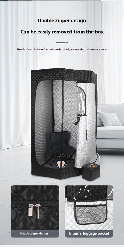 Sauna Portátil Plegable con Generador de Vapor - Sistema Completo para el Cuerpo - Image 9