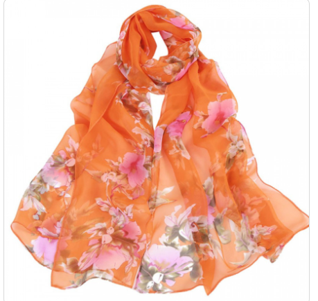 Pañuelo de Seda Largo Protector Solar para Verano - Image 24