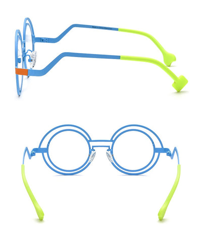 Gafas Redondas de Titanio Puro Ultraligeras Multicolor - Image 14