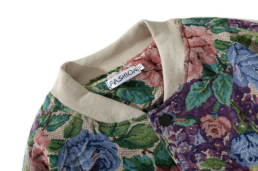 Chaqueta Harajuku Jacquard Retro para Hombre - Image 5