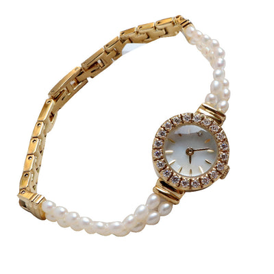 Reloj Pulsera de Perlas Agua Dulce 6A Natural - Diseño Versátil de Alta Gama - Image 5
