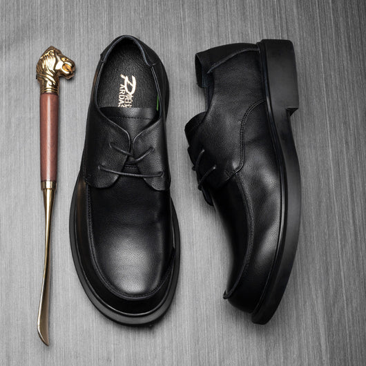 Zapatos de Cuero con Cordones Estilo Británico - Casual y Elegante