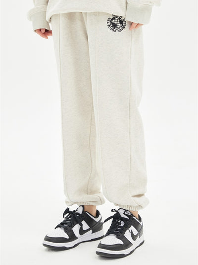 Pantalones de Algodón Terry con Puños Elásticos y Detalles de Terciopelo - Image 8