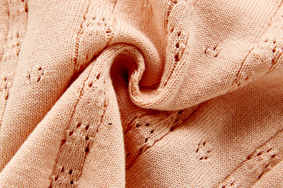Conjunto de Tirantes Tejidos Calados con Patrón Jacquard