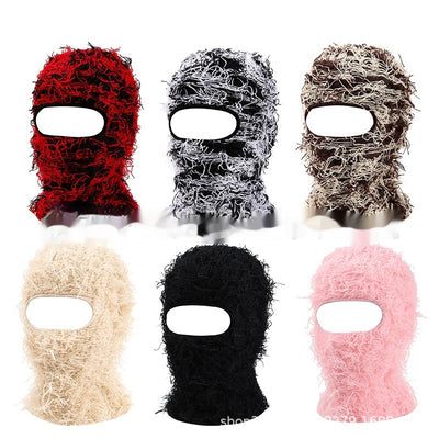 Gorro Hip Hop Colorido Unisex con Máscara - Abrigo Urbano Personalidad - Image 44