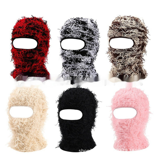 Gorro Hip Hop Colorido Unisex con Máscara - Abrigo Urbano Personalidad - Image 44