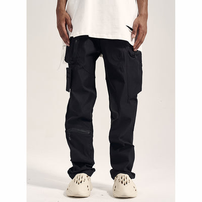 Pantalones Deportivos Casual con Múltiples Bolsillos y Cierre Adhesivo - Image 4