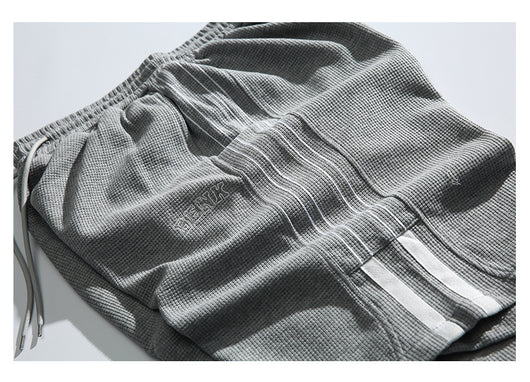 Shorts Sueltos Cuadriculados Beige Estilo Japonés - Cómodos y Versátiles - Image 10
