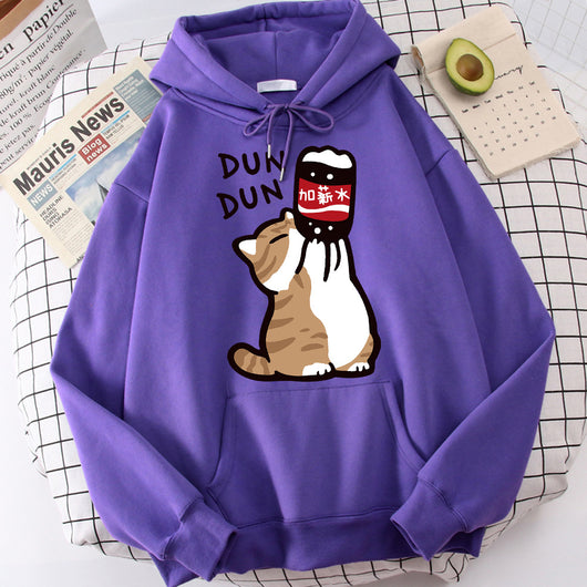 Sudadera con Capucha Gato Divertido - Aumento de Sueldo para Hombre - Image 16
