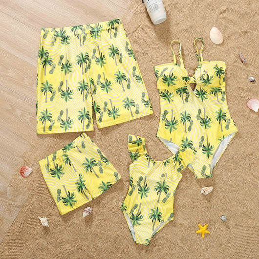 Traje de Baño Familiar Secado Rápido - Pantalones de Playa para Padres e Hijos - Image 15