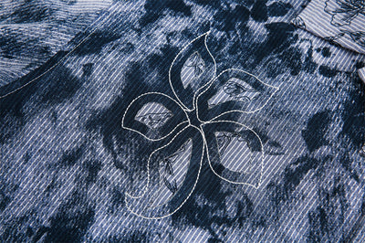 Camisa para Hombre con Bordado Floral Calado - Image 10