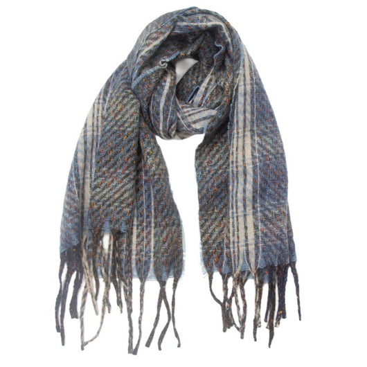 Bufanda de Cuadros Unisex con Flecos Estilo Europeo y Americano - Image 13