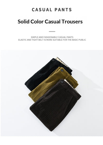 Pantalones de Pana Retro Slim Fit Hombre - Image 14