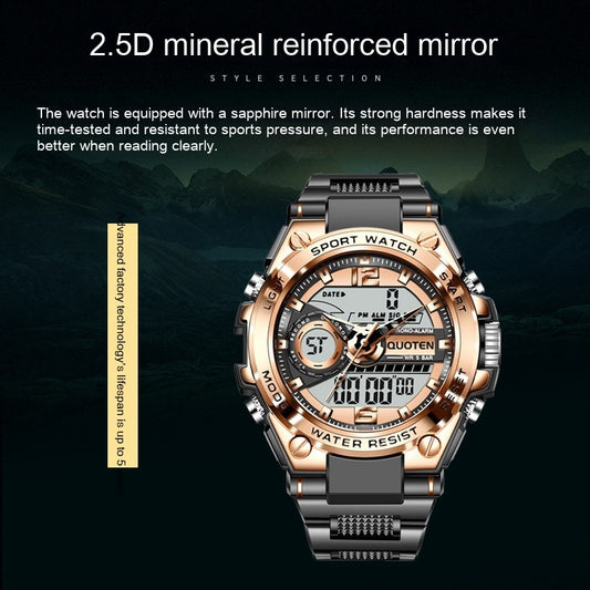 Reloj Deportivo Multifunción Resistente al Agua con Tecnología Quartz