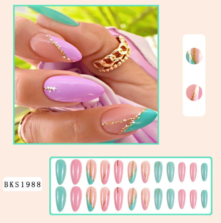 Stickers de Uñas Frosted Almond Medium Wear Armour - Image 7