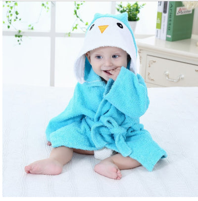 Bata de Baño Infantil con Capucha Absorbente Diseño Animal - Image 9