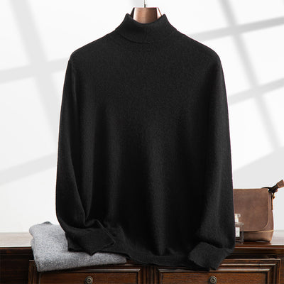 Camisa Casual de Cachemira con Cuello Alto para Otoño Invierno - Image 12