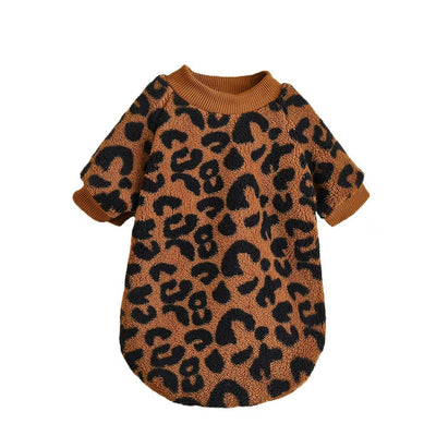 Suéter Cálido para Perro con Estampado Leopardo - Image 9