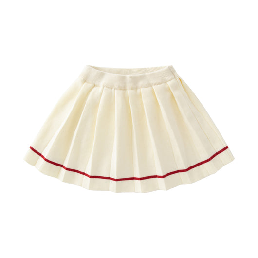 Conjunto de Cardigan y Falda Escocesa de Algodón para Niña 1-3 Años - Image 2