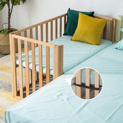Cuna Convertible de Madera de Haya Maciza con Múltiples Funciones - Image 13