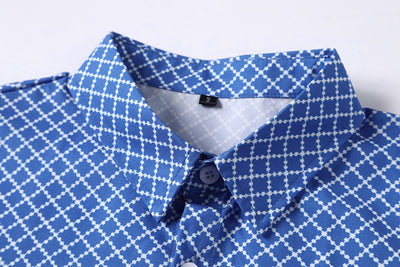 Camisa Casual de Cuadros Clásicos con Forro Diamante para Hombre - Image 3