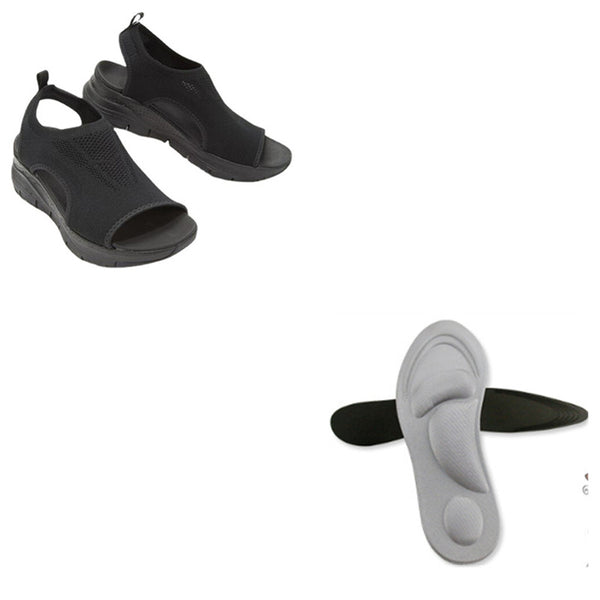 Sandalias Plataforma Tejidas Volantes Talla Grande - Comodidad de Verano - Image 4