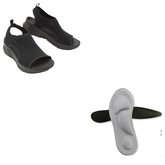 Sandalias Plataforma Tejidas Volantes Talla Grande - Comodidad de Verano - Image 4