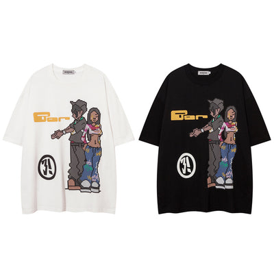 Playera Unisex con Estampado de Personajes Mosaico - Image 4