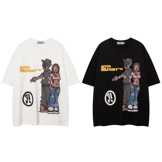 Playera Unisex con Estampado de Personajes Mosaico - Image 4