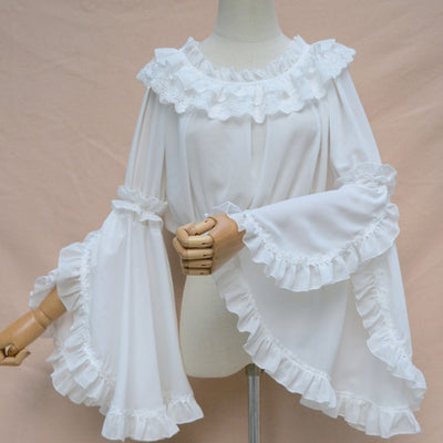 Blusa Base de Cuello Redondo con Mangas Cortas para Vestido JSK - Image 3