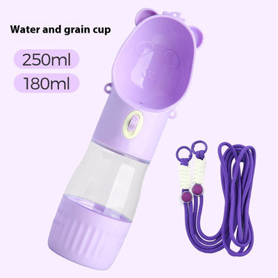 Botella de Agua Portátil 2 en 1 para Perros y Gatos con Comedero Integrado - Image 16