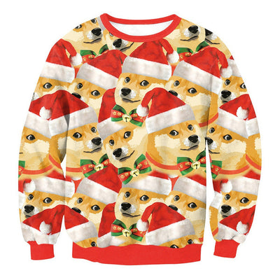 Sudadera Navideña 3D para Hombre con Estampado Poliéster - Image 7